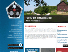 Tablet Screenshot of jerseyco911.com